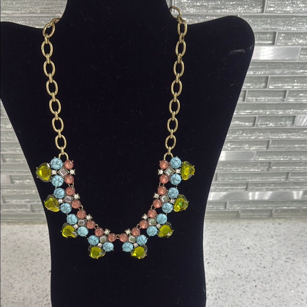 Logo By Lori Goldstein Elegant Multicolor Statement Necklace